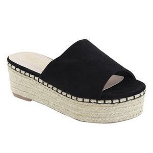 Platform espadrille- slide on